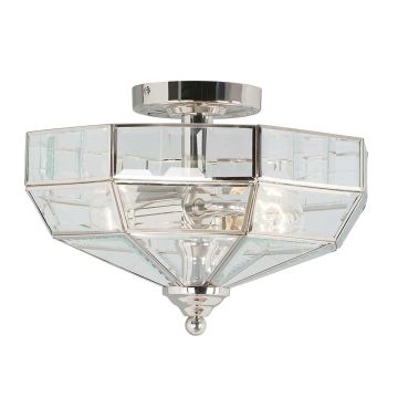 Elstead Lighting OLD PARK OLD-PARK-PN Lampe de plafond 2x60W/E27