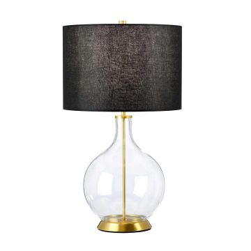 Elstead Lighting Orb ORB-CLEAR-AB-BLK Lampe de table 1x60W/E27