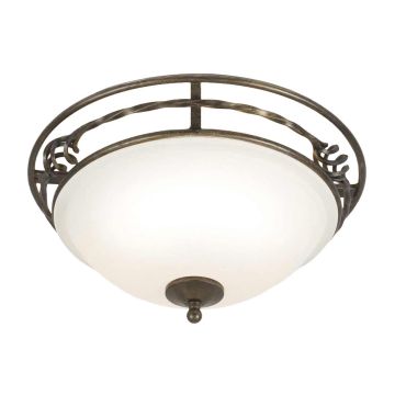 Elstead Lighting PEMBROKE PB-F-A-BLK-GOLD Plafonnier 2x60W/E27