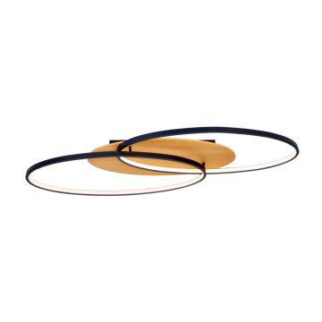 Italux Poraso PLF-93439-24W-WO Deckenleuchte 2x24W/LED 3000K 920lm IP20