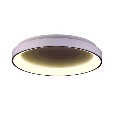 Italux Vico PLF-53675-078RC-WH-3KS4K-TRDIMM Plafonnier 1x60W/LED 3000K|4000K 5300lm IP20