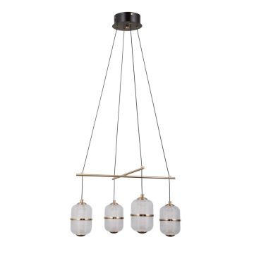 Italux Alani PND-34375-4-BK Pendelleuchte 4x24W/LED 3000K 1931lm IP20