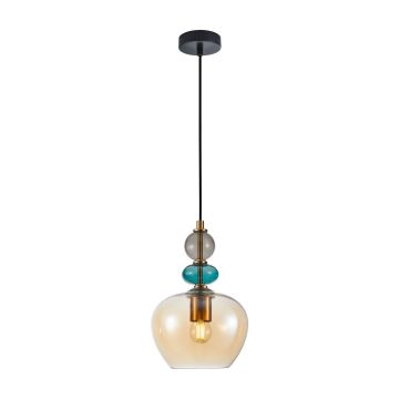 Italux Busco PND-30263-1A-BRO-AMB Suspension lumineuse 1x40W/E27 IP20
