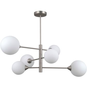 Italux EVORA PND-55342-6-SN Lampe de plafond 6x5W/G9 IP20