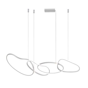 Italux Fonte PND-22412-S4-WH Suspension lumineuse 4x60W/LED 3000K|4000K|6000K 5300lm IP20
