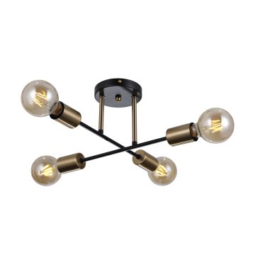 Italux FORMIO PND-4052-4-BL-HBR Deckenlampe 4x40W/E27 IP20