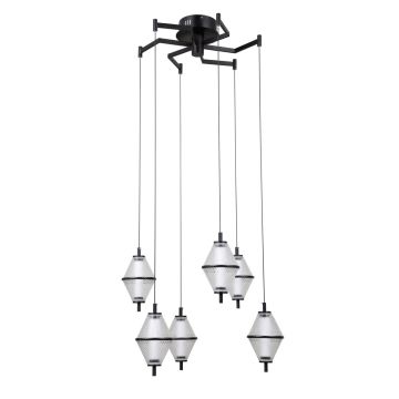 Italux Fuente PND-34395-6-BK Pendelleuchte 6x30W/LED 3000K 1795lm IP20