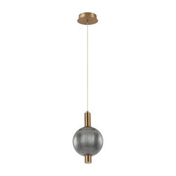 Italux Lenti PND-83631-1-BRO-SG Suspension lumineuse 1x7W/LED 3000K 310lm IP20
