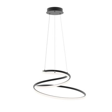 Italux Lorila PND-2168-M-BK Suspension lumineuse 1x60W/LED 3000K|4000K|6000K 3300lm IP20