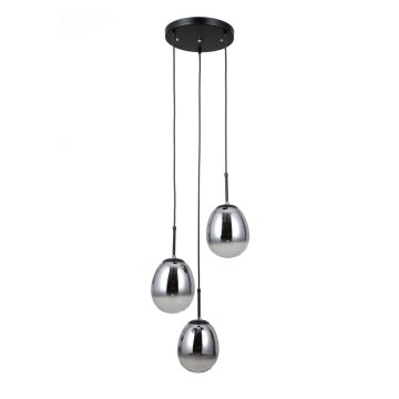 Italux Meolo PND-40825-3-BK Suspension lumineuse 3x40W/E14 IP20