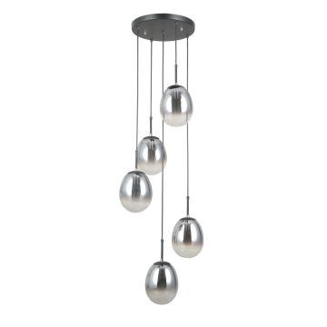 Italux Meolo PND-40825-5-BK Suspension lumineuse 5x40W/E14 IP20