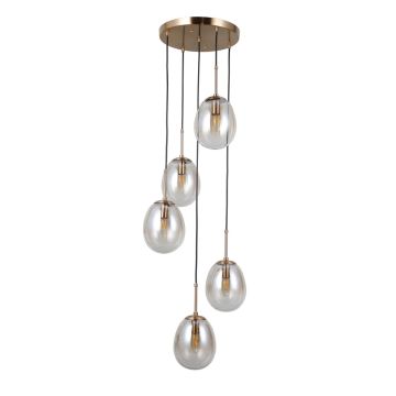 Italux Meolo PND-40825-5-GD Suspension lumineuse 5x40W/E14 IP20