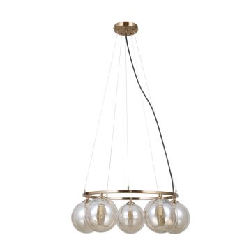 Italux Molite PND-1098-5R-HB Suspension lumineuse 5x5W/G9 IP20