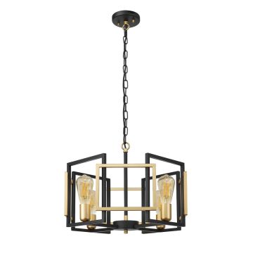 Italux PRIMERO PND-44003-4-BK-GD Suspension 4x60W/E27 IP20