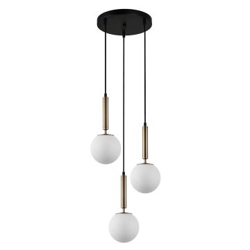 Italux Ravena PND-2324-3A GD+OPAL Suspension 3x10W/E27 IP20