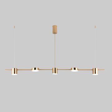 Italux REMDAL PND-16374-5-COP-GD-4K Pendelleuchte 30W/LED 4000K 2300LM IP20