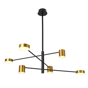 Italux REMDAL PND-16374-6-BK-GD-4K Suspension 36W/LED 4000K 2700LM IP20