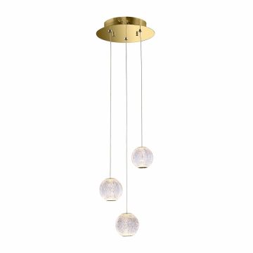 Italux Rosario PND-12220121-3A-GD Suspension 3x12.6W/LED 3000K 840lm IP20