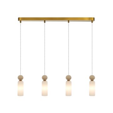 Italux Santos PND-95331-4-BRSS Pendelleuchte 4x40W/G9 IP20