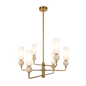 Italux Santos PND-95331-6-BRSS Deckenlampe 6x40W/G9 IP20
