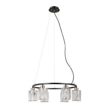 Italux Simona PND-40814-6-BK-HBR Pendelleuchte 6x40W/E14 IP20