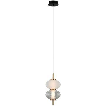 Italux Testa PND-84938-2-BK Suspension lumineuse 1x8W/LED 3000K 500lm IP20
