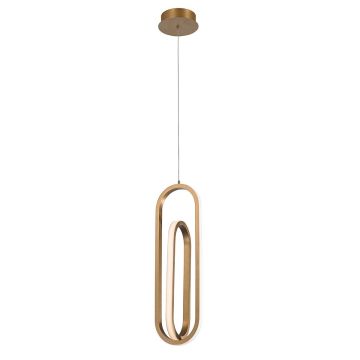 Quintiesse Demark QN-DEMARK-1P-BG Pendelleuchte 1x28W/LED 3000K 1000lm IP20
