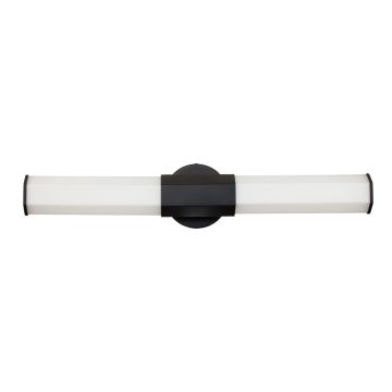 Quintiesse FACET QN-FACET-LED2-BK-BATH Applique murale 2x12W/LED 3000k 2160LM IP44