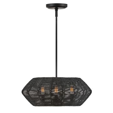 Quintiesse Luca QN-LUCA-P-S-BK-BK Suspension lumineuse 3x40W/E14 IP20