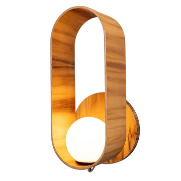 Quintiesse Sfera QN-SFERA-WB-L-TEAK Wandleuchte 1x40W/E27 IP20