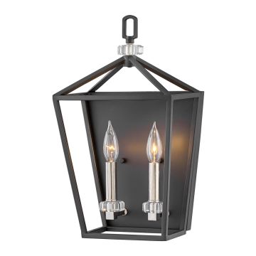 Quintiesse STINSON QN-STINSON2-BK Wandleuchte 2x60W/E14