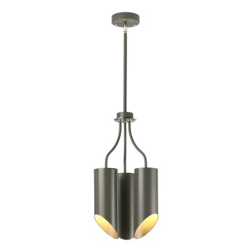 Elstead Lighting QUINTO GREY QUINTO3-GPN Lustre 3x60W/E27