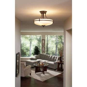 Quoizel GRIFFIN QZ-GRIFFIN-SFM-PN Lampe de plafond 4x60W/E27