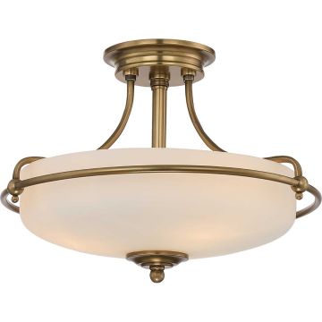 Quoizel GRIFFIN QZ-GRIFFIN-SFS-WS Lampe de plafond 3x60W/E27