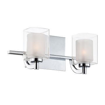 Quoizel Kolt QZ-KOLT2-PC-BATH Wandleuchte 2x3.5W/G9 IP44