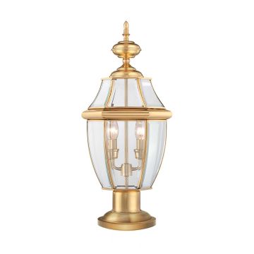 Quoizel NEWBURY QZ-NEWBURY3-L-PB Stehlampe 2x60W/E14 IP44