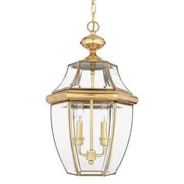 Quoizel NEWBURY QZ-NEWBURY8-L-PB Pendelleuchte 2x60W/E14 IP23