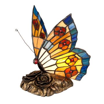 Quoizel TIFFANY ANIMAL QZ-OBUTTERFLY-TL Tischleuchte 1x3W/G9 3000K 320LM