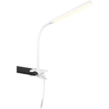 Trio NEVADA R57941131 Lampe de bureau avec pince 1x5w/led 3000+4000+5000k 600lm ip20