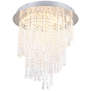 Trio POMP R67349106 Lampe de plafond 1x30w/led 2700-6500k 4000lm ip20
