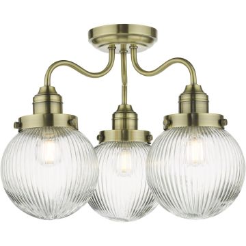 Dar Lighting Tamara TAM5375-IP44 Lampe de plafond 3x40w/e14 ip44