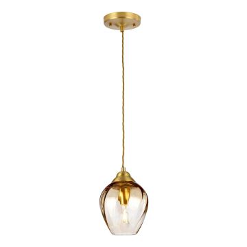 Elstead Lighting Tiber TIBER-P-AMBER Suspension 1x60W/E27