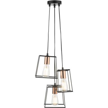 Dar Lighting Tower TOW0322 Suspension lumineuse 3x60w/e27