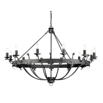 Elstead Lighting WINDSOR WINDSOR12-GR Kronleuchter 12x60W/E14