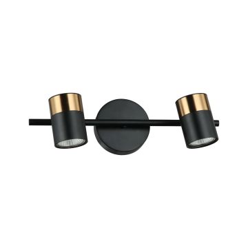 Italux Elice WL-58892-2-BK-BRO Wandleuchte 2x35W/GU10 IP20
