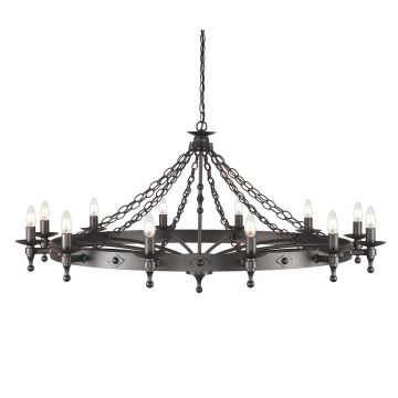Elstead Lighting WARWICK WR12-GRAPHITE Kronleuchter 12x60W/E14