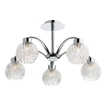 Dar Lighting YASMIN YAS0550 Lampe de plafond 5x40W/G9 IP20