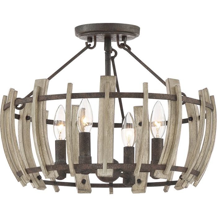 Quoizel-Wood Hollow-QZ-WOOD-HOLLOW-SF-ELSQZ-WOOD-HOLLOW-SF